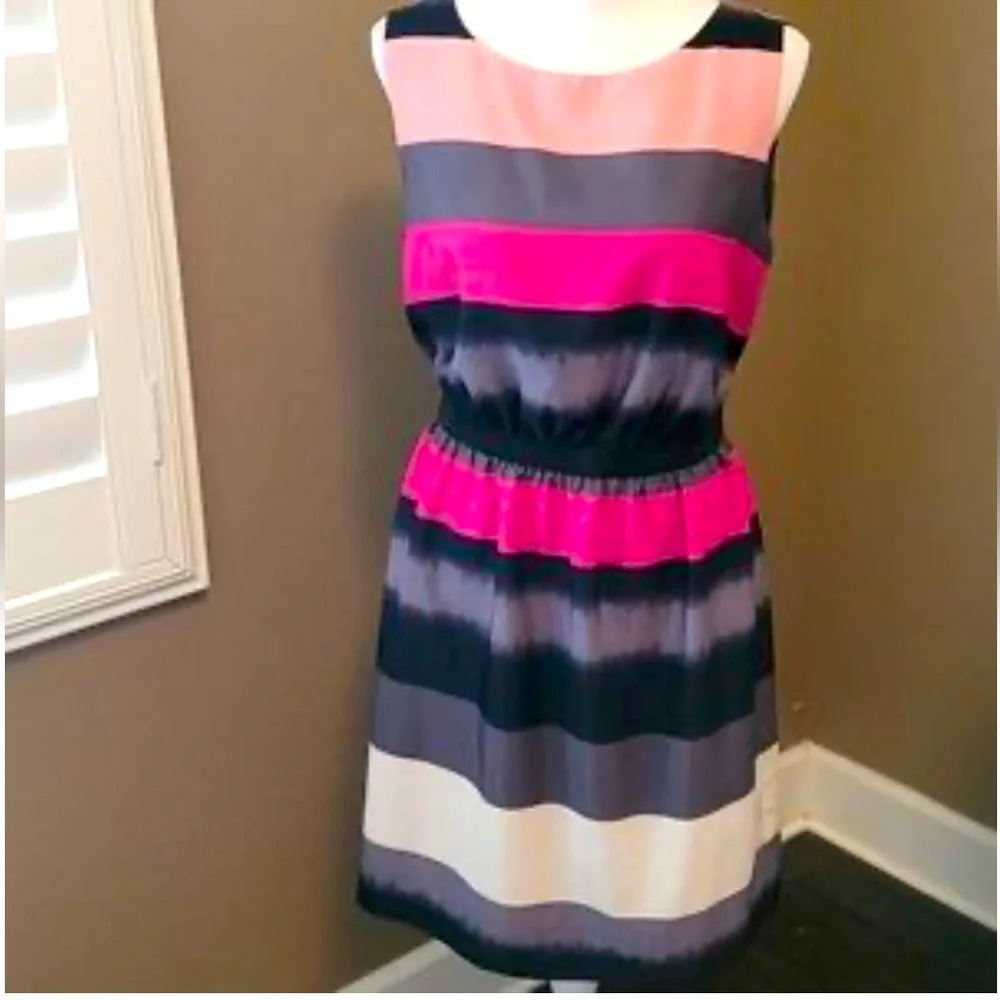 Women's Ann Taylor Colorful stripped Dress
